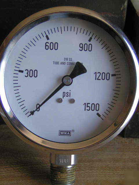 Wika 0-1500 psi gauge