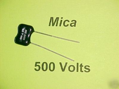 820PF @ 500V simic dipped silver mica capacitors:qty=11