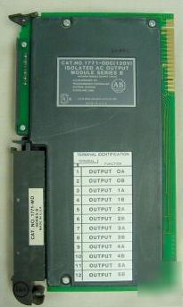 Allen bradley 1771-odc series c 120V isolated/ ac input