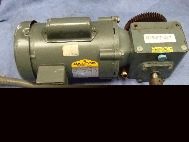 Baldor motor KL3407 boston gear trans F715-30-B5-h
