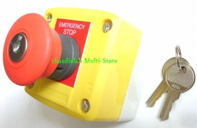 LOT11 emergency stop pushbutton key control station#079