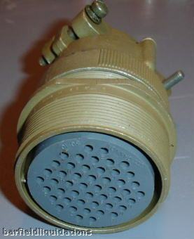 Large electric connector plug p/n MS3101F36-10SW