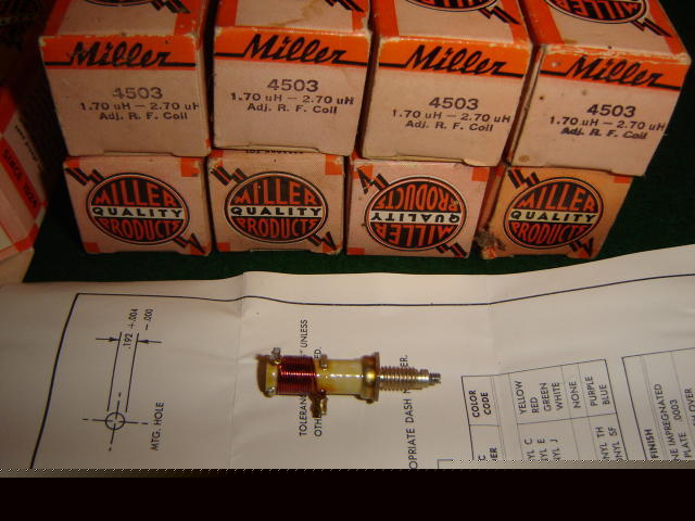Miller rf coils chokes amps utc filters ohmite 37 items