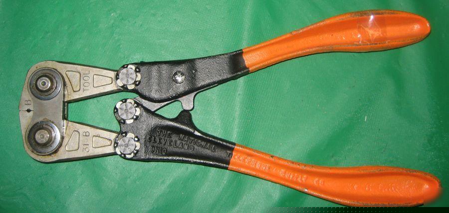 National telephone supply 31B wire terminal crimper