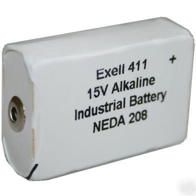 New 15V battery 411 industrial alkaline neda 208 BLR121 