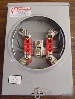 New 200 amp electric watthour meter socket brand 