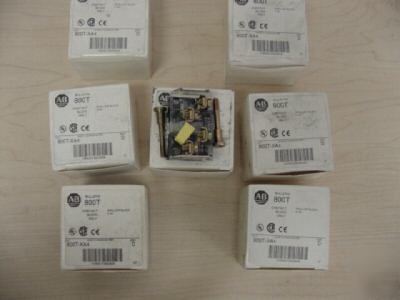 New (7) allen bradley contact block 800T-XA4, =