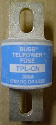 New bussman buss tpl-cn 300A 170V 170VDC telpower fuse 