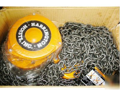 New harrington CF020-20' chain fall-chain hoist- brand 