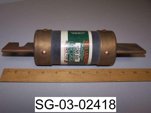 Reliance ecnr 600 fuse 250 volt