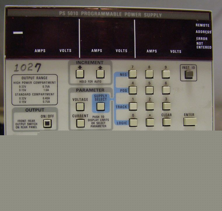 Tektronix PS5010 programmable power supply plug-in