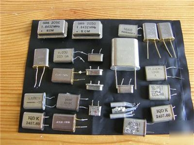 Various crystals & pcb mount oscillators