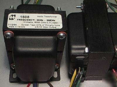 Hammond 1608 tube audio out transformer for tube amp 