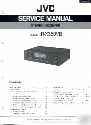 Jvc service manual RX350VB