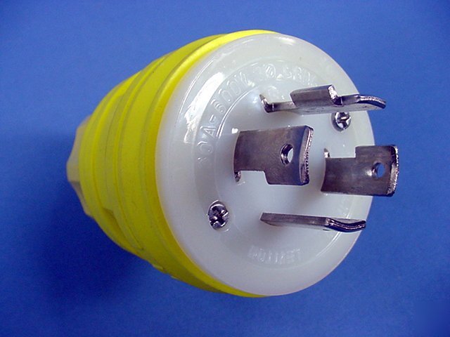 Leviton L17-30 wetguard locking plug 30A 600V 3Ã¸ 28W77