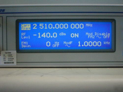 Marconi / ifr / aeroflex 2025 signal generator 2.51 ghz