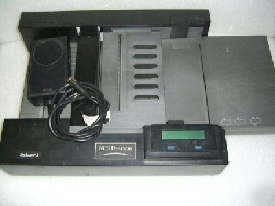 Ncs pearson opscan 2 scanner w/ power supply