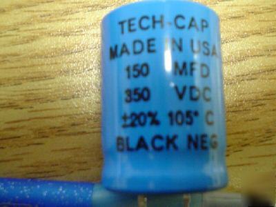 New 10PCS 350V 150UF 105C snap in capacitors 