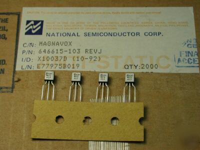 New nsc 615-3= 2N3904 npn transistor to-92 ammo/2K 