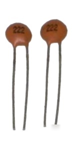 25X ceramic capacitor 2.2NF/50V Z5V