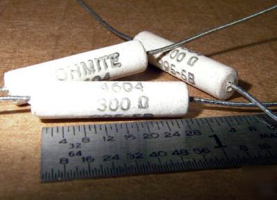 300 ohm 5% @ 5W ww ohmite power resistors (25PCS)