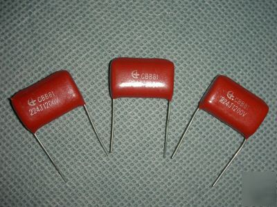 8 high voltage polypropylene film capacitor 2KV/0.22UF 