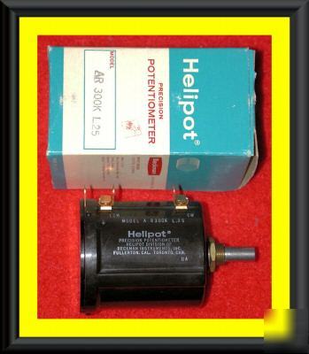 Helipot laboratory model ar-300K-L25 300,000 ohms 