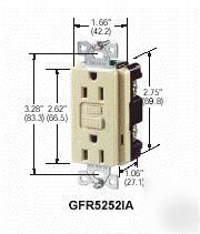 Hubbell GF5352IA ground fault protection receptacle
