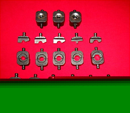 Huskie 19 pc die set for ep-15B 6 ton hydraulic crimper