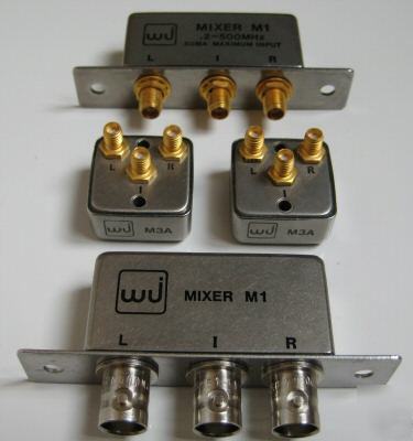 Lot of 4 rf mixers watkins johnson wj