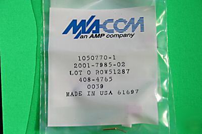Ma-com sma plugs for RG405/u coax x 10
