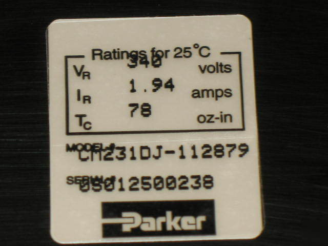 New parker compumotor servo motor SCM232FJ-112878