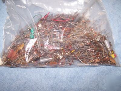 Over one pound of vintage diodes plus more