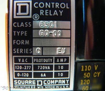 Square d 8501 relay operated timer 