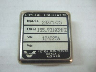 Vectron crystal oscillator 233Y1725 155.93103 mhz