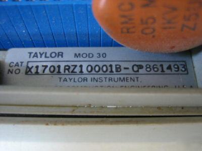 Taylor mod 30 X1701RZ10001B indicating controller