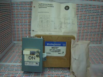 Westinghouse motor control handle switch SMCU100DS 