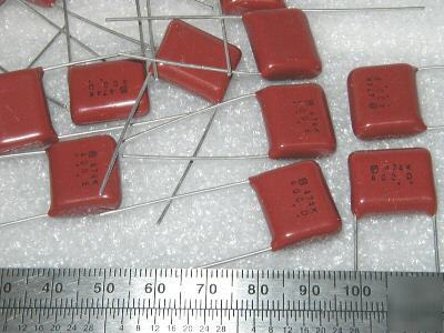 0.047UF / 400VDC metal polyester capacitors - 25 pcs