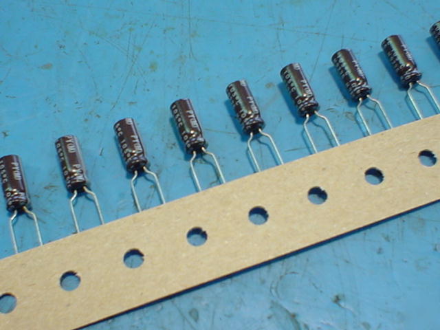 10UF 25V aluminum electrolytic capacitors qty=500 pcs. 