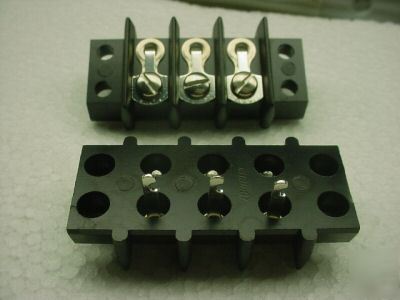 3 position terminal block 3-142Y (qty 14 ea)