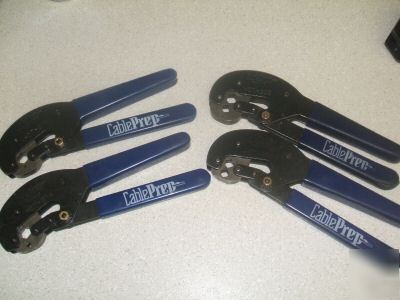 4) hex steel crimping tools hct # 211,214, 335 986 used
