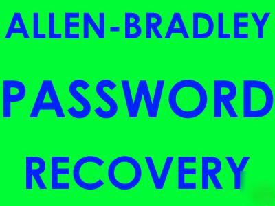 Allen-bradley & mitsubishi plc password recovery cd