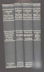 Electric wiring;signal;electrical;vintage; 4 bks;1930S