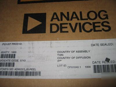 ADM237LJR analog devices t/r 1000PCS ADM237