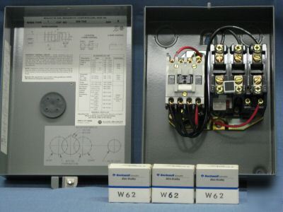 Allen bradley magnetic motor starter 509-tad