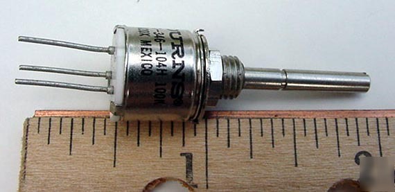 Bourns 100K ohm trim pots ~ trimmer potentiometers (4)