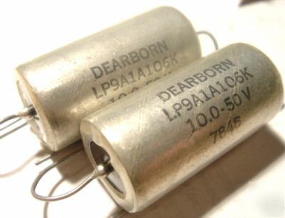 Dearborn LP9A1A metalized polycarbonate - 10UF / 50V