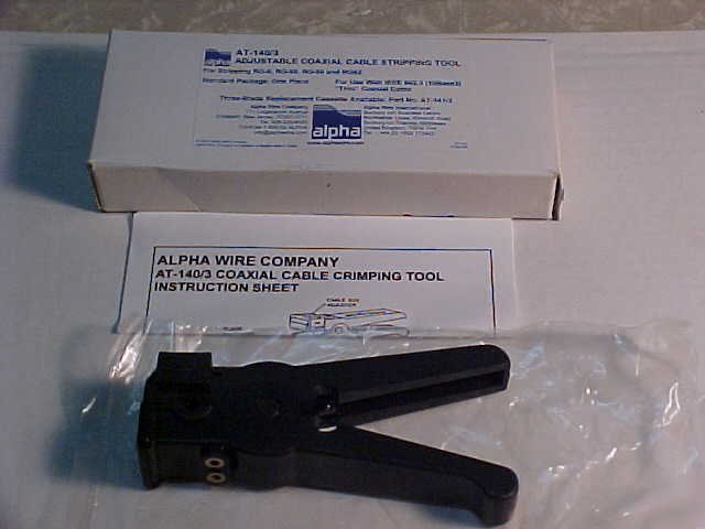High quality adjustable coax cable stripping tool alpha