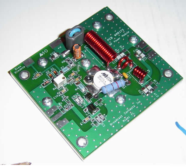 MRF173 fm broadcast pa module 75WATTS 88-108MHZ