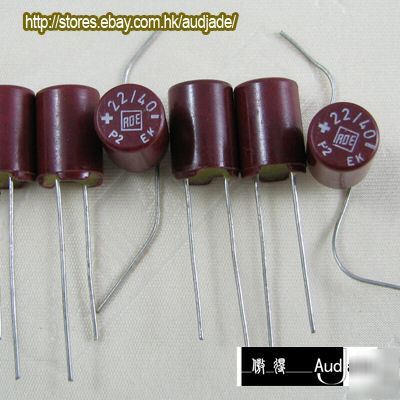 New 12PCS 22UF 40V roe ek bakelite capacitors 